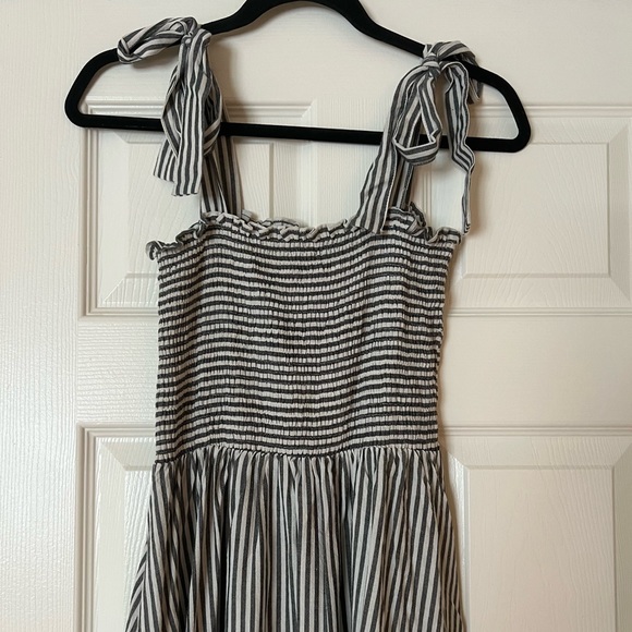 VICI NATALY COTTON STRIPED POCKETED MAXI DRESS - Picture 7 of 8